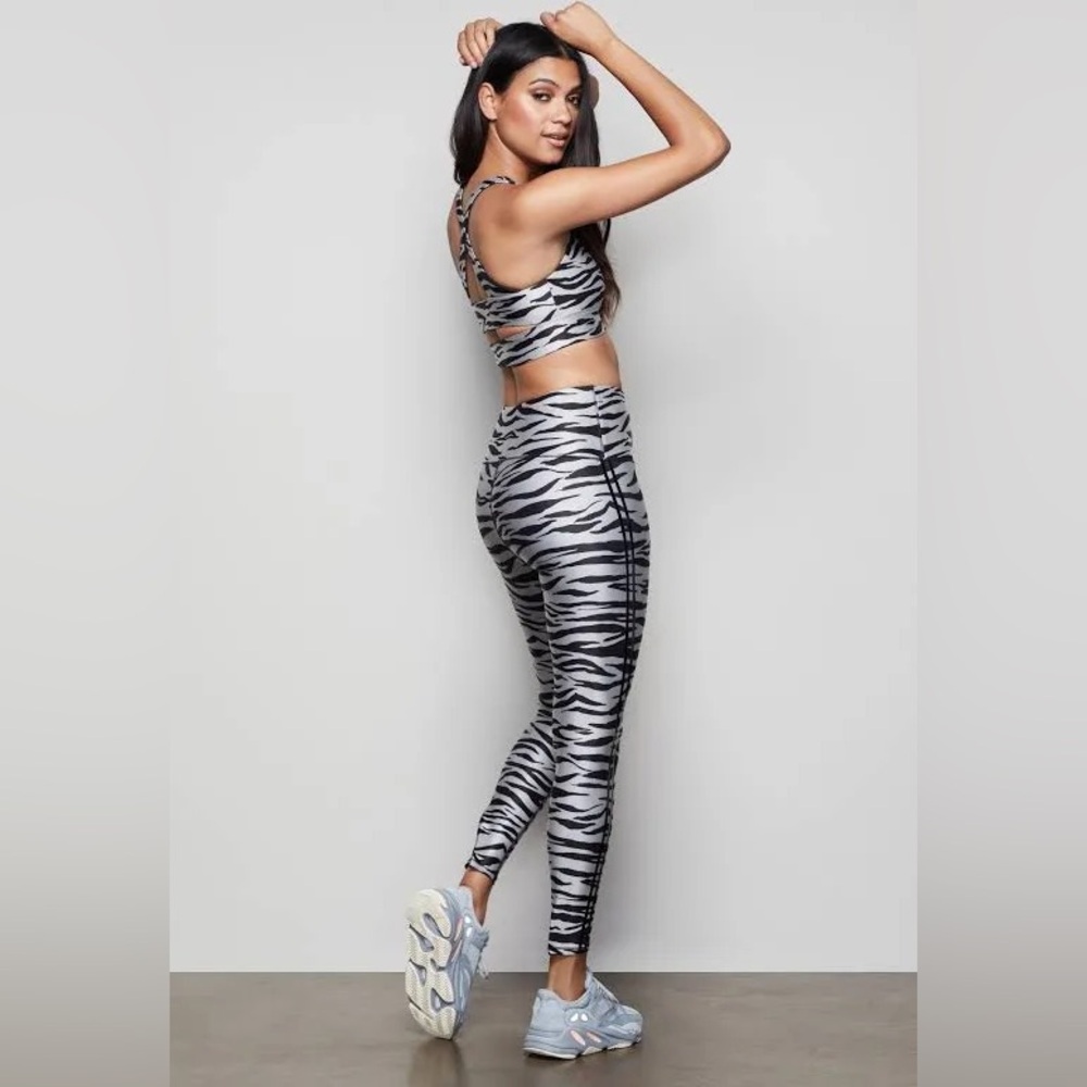 Good American Zebra‎ Print Athletic High Waist Leggings Size 2